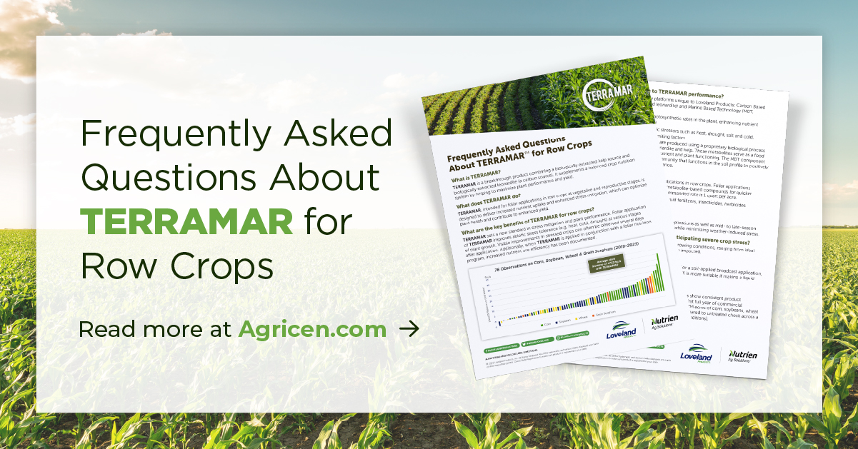 Frequently Asked Questions About Using TERRAMAR in Row Crop Programs
